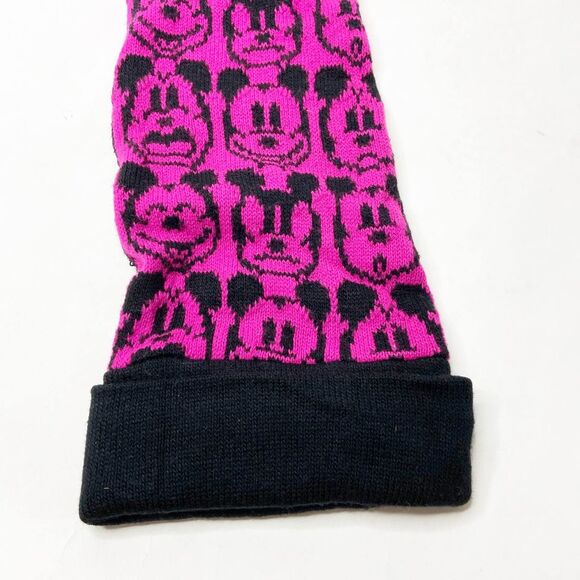 Vintage Disney Mickey Faces Pom Pom Nightcap Cap - Picture 5 of 9